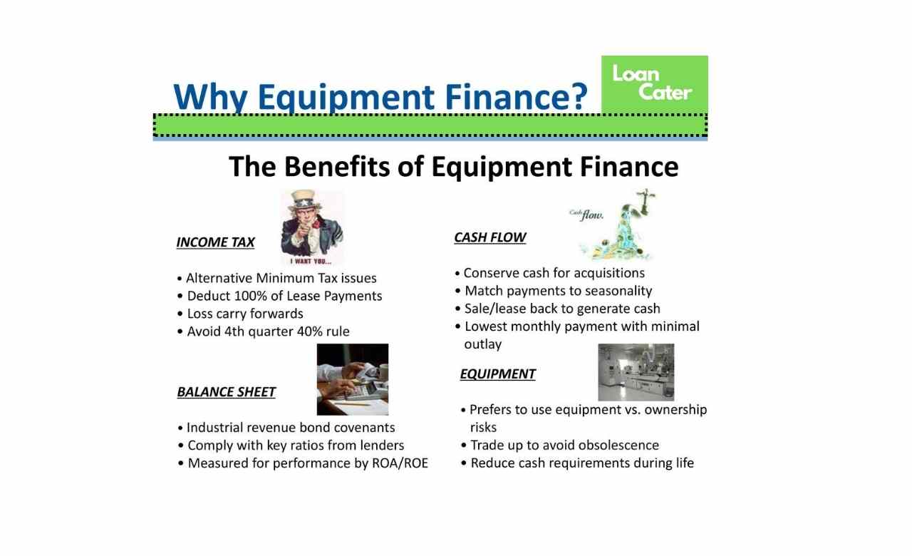 benefits of heavy equipment financing