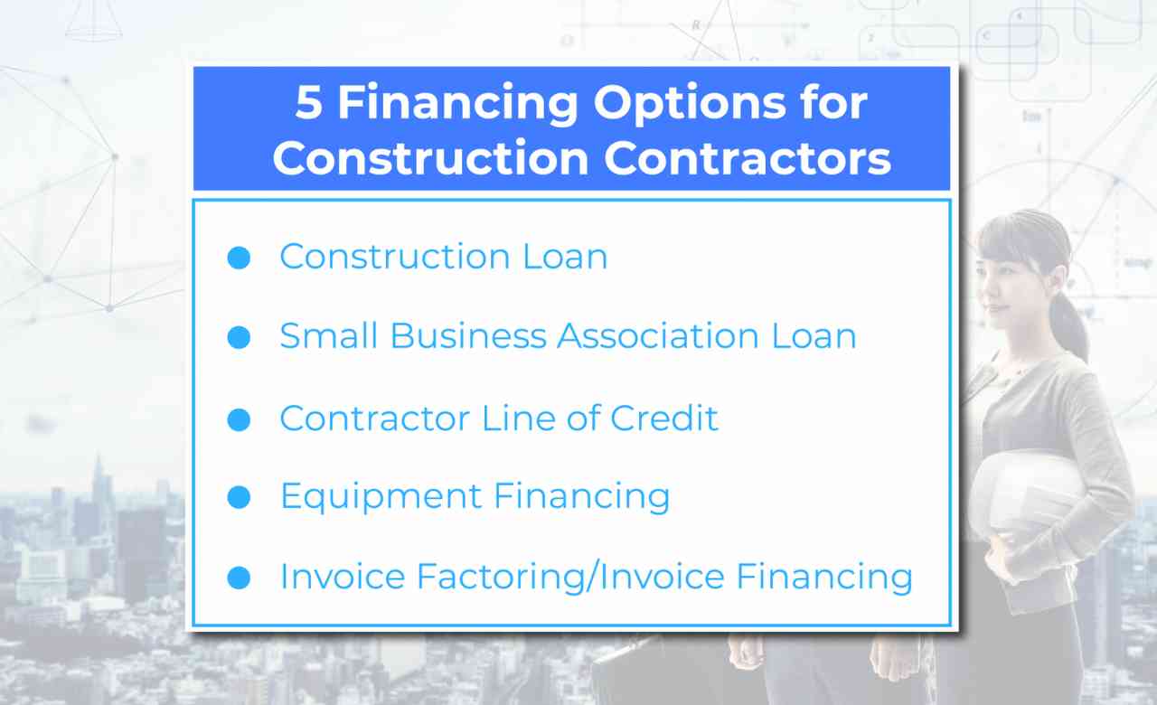 Construction Financing options- loans